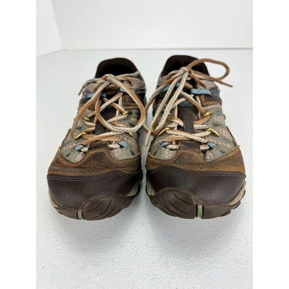 Merrell Size 7 Women's J65470 Brown Sugar/Blue Heaven Hiking Shoes - Picture 2 of 8